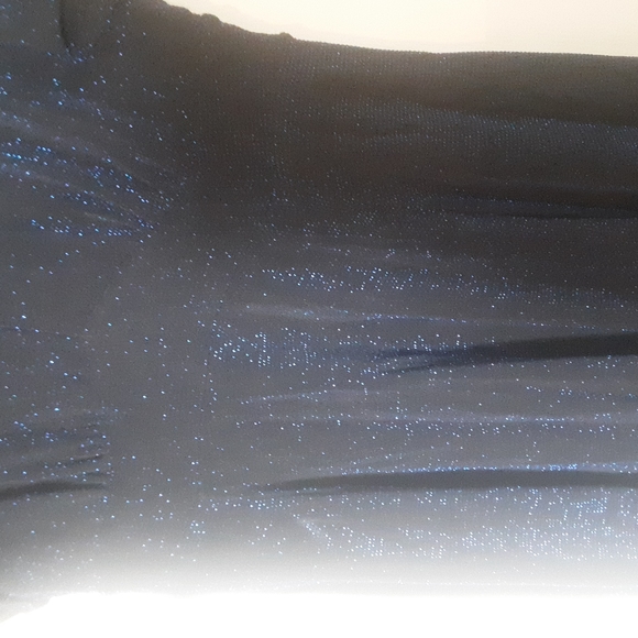 Torrid Blue Glitter Slinky Dress Sz 00/ Large - Picture 10 of 14